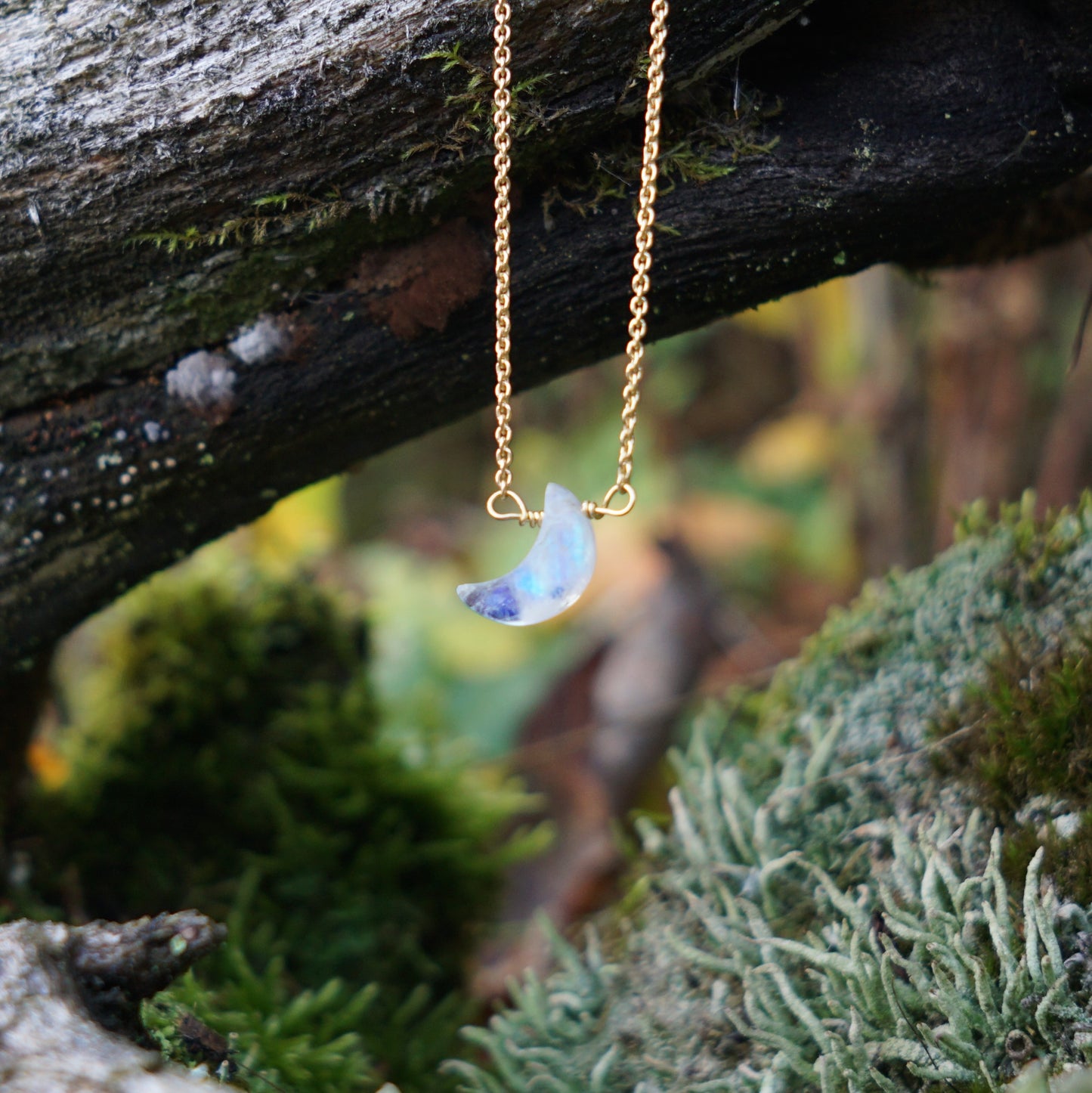 Månesmykke m/månestein